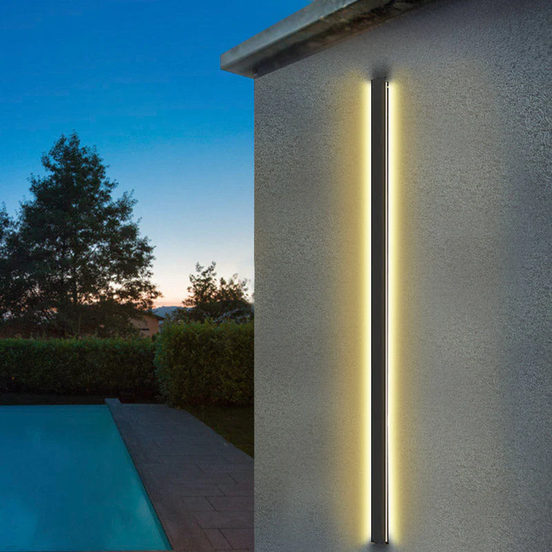 Teres LED Long Linear Minimalist Outdoor Wall Lights - Image 4