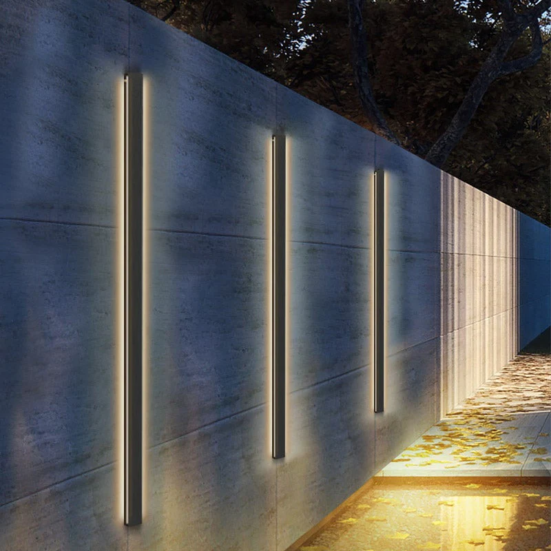 Teres LED Long Linear Minimalist Outdoor Wall Lights - Image 5