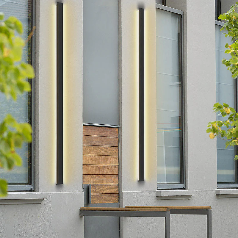 Teres LED Long Linear Minimalist Outdoor Wall Lights - Image 6