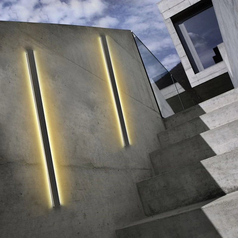 Teres LED Long Linear Minimalist Outdoor Wall Lights - Image 7