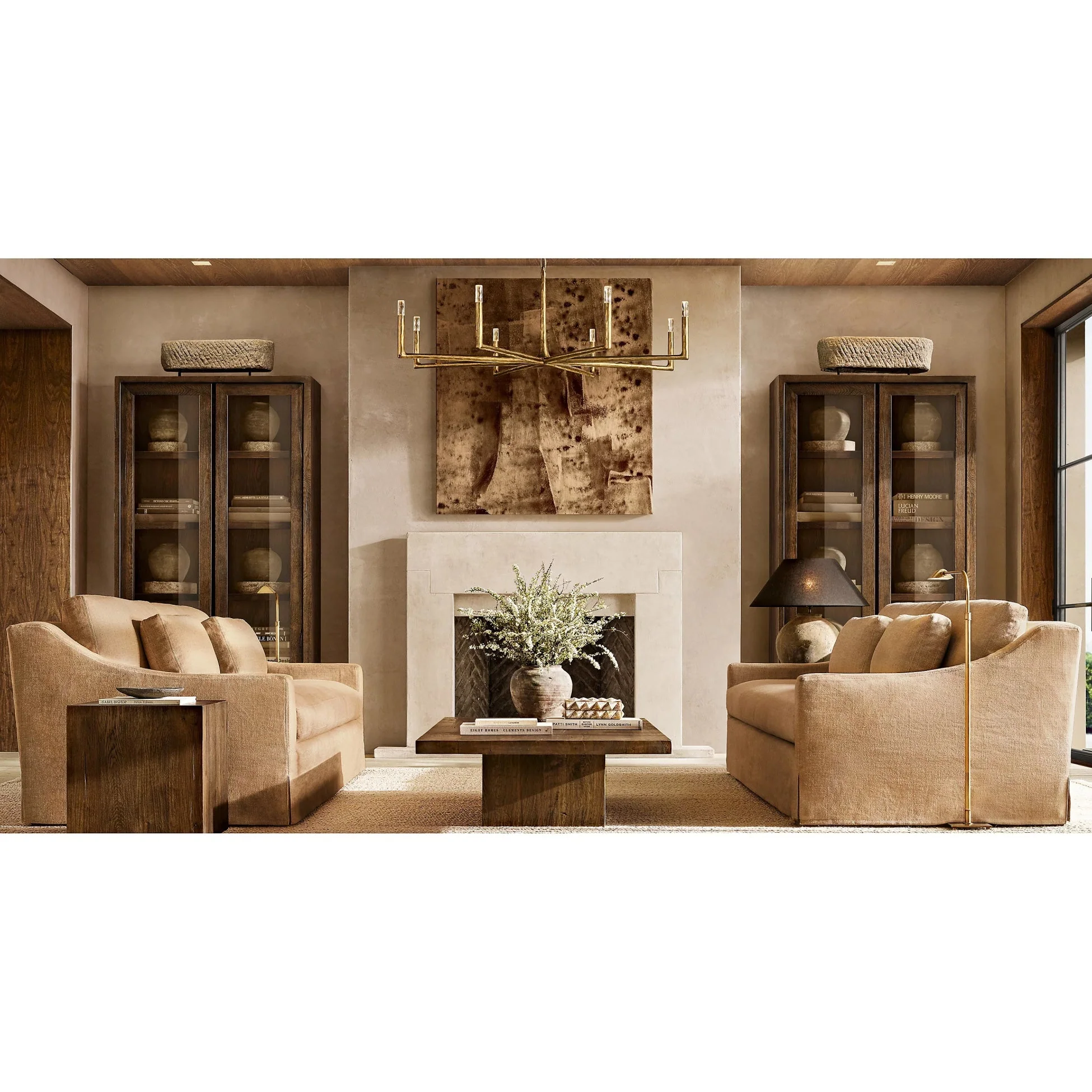 Thaddeus Contemporary Brass Chandelier - Image 4