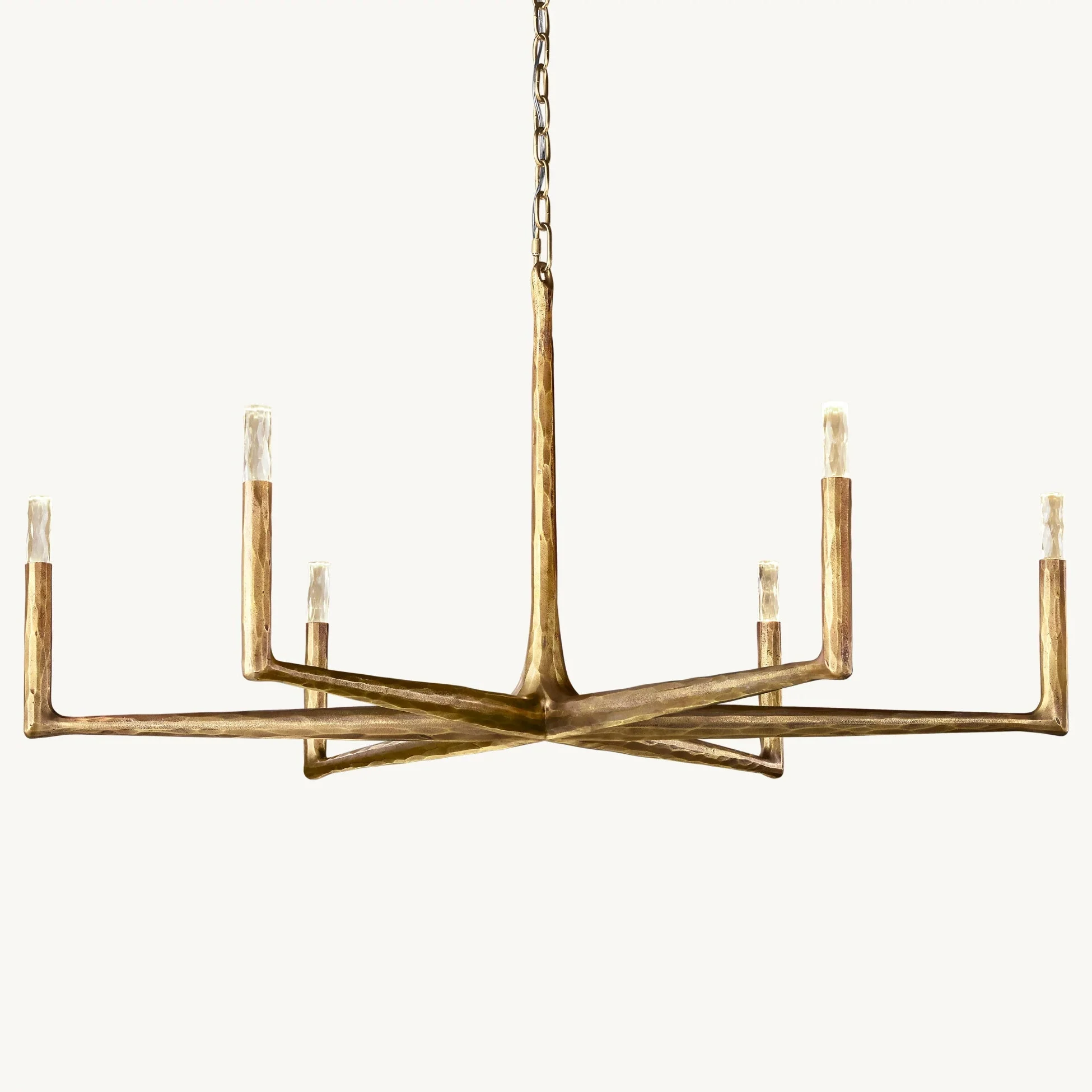 Thaddeus Contemporary Brass Chandelier - Image 43