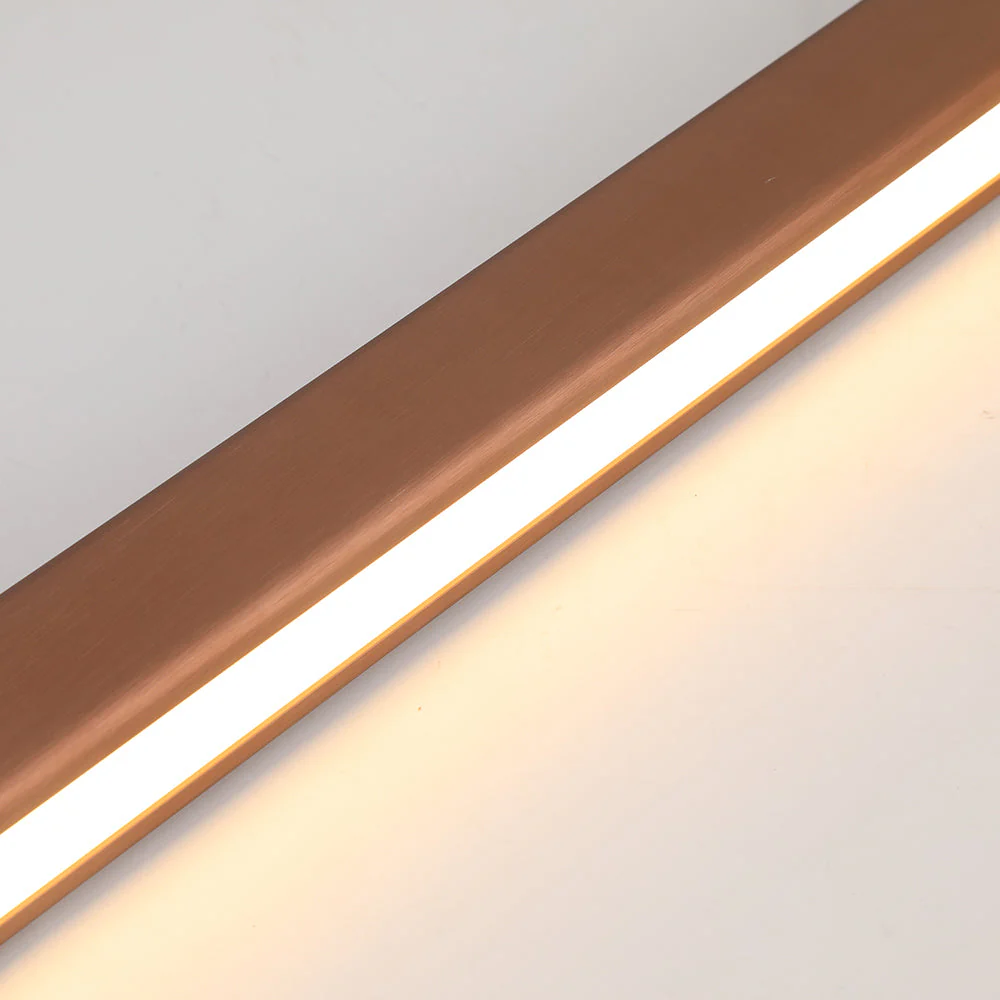 Thala Modern Linear Metal LED Pendant Light Black/Brown - Image 23