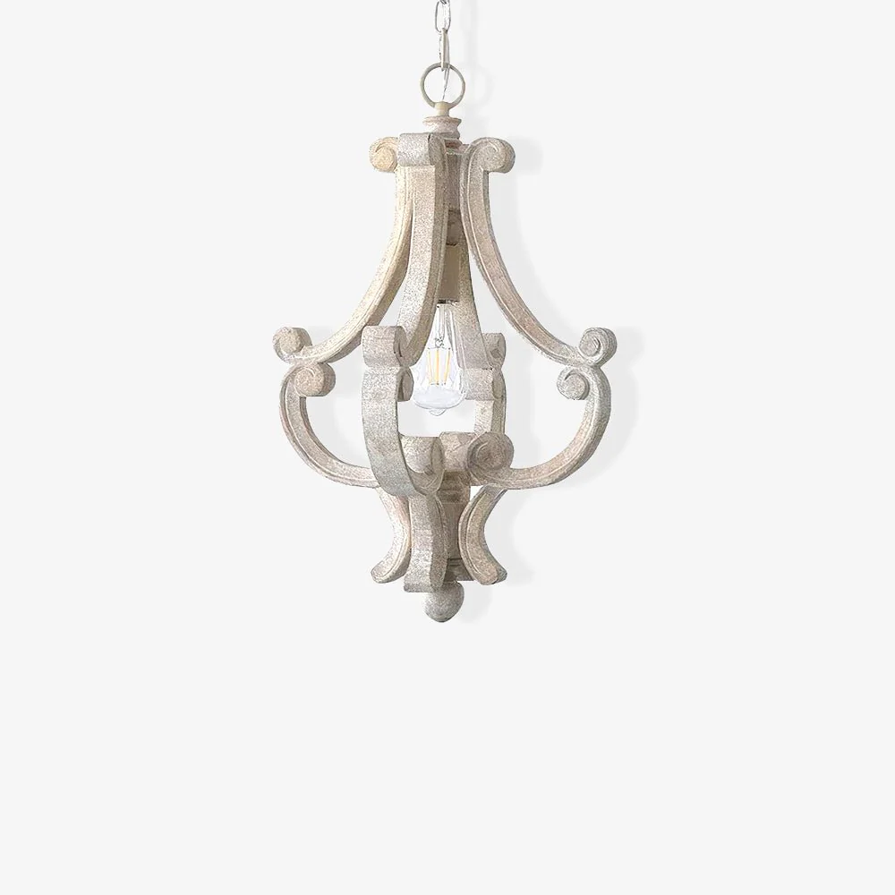 Thalien Wooden Glam Pendant Light - Image 10