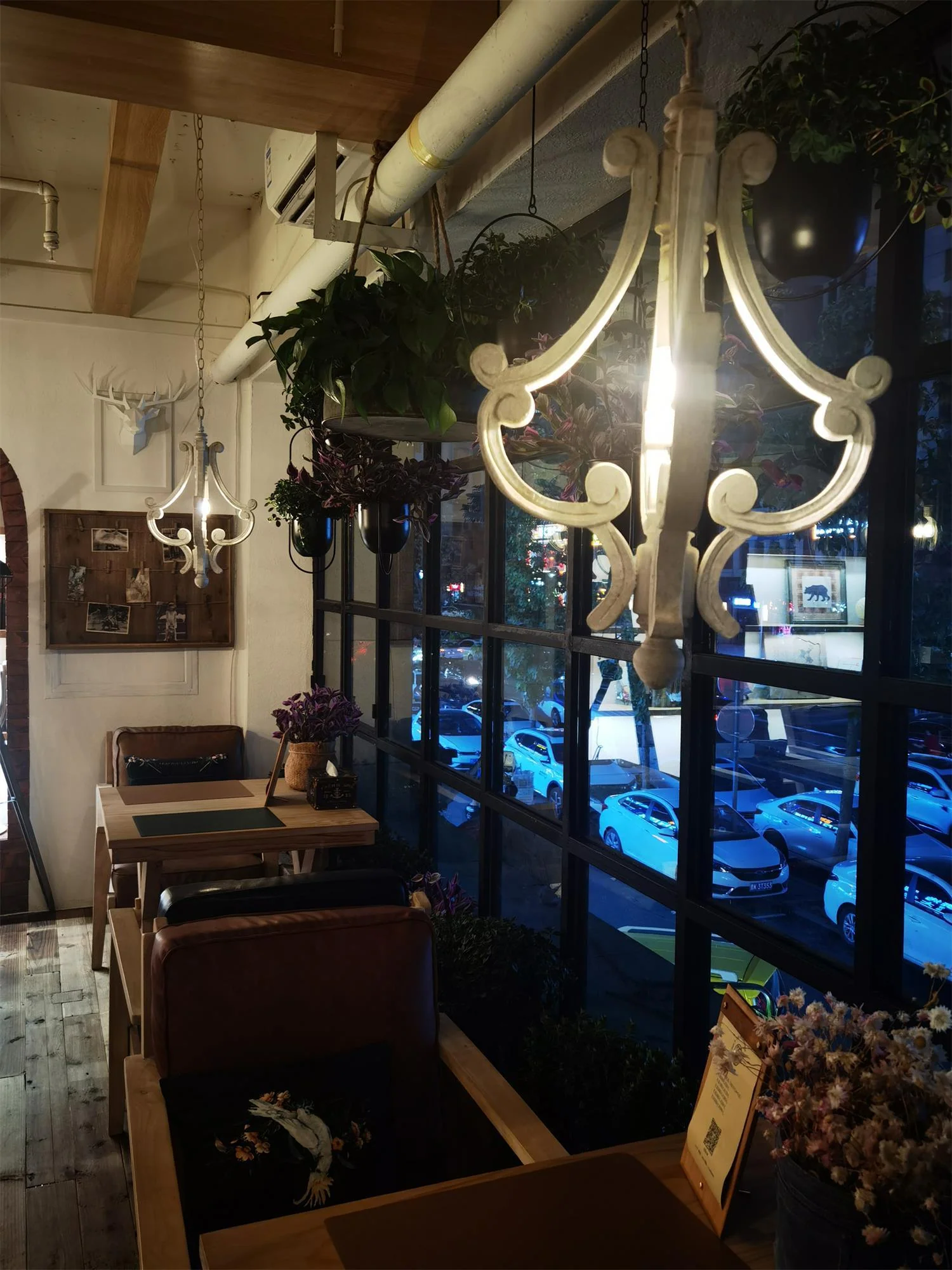 Thalien Wooden Glam Pendant Light - Image 4