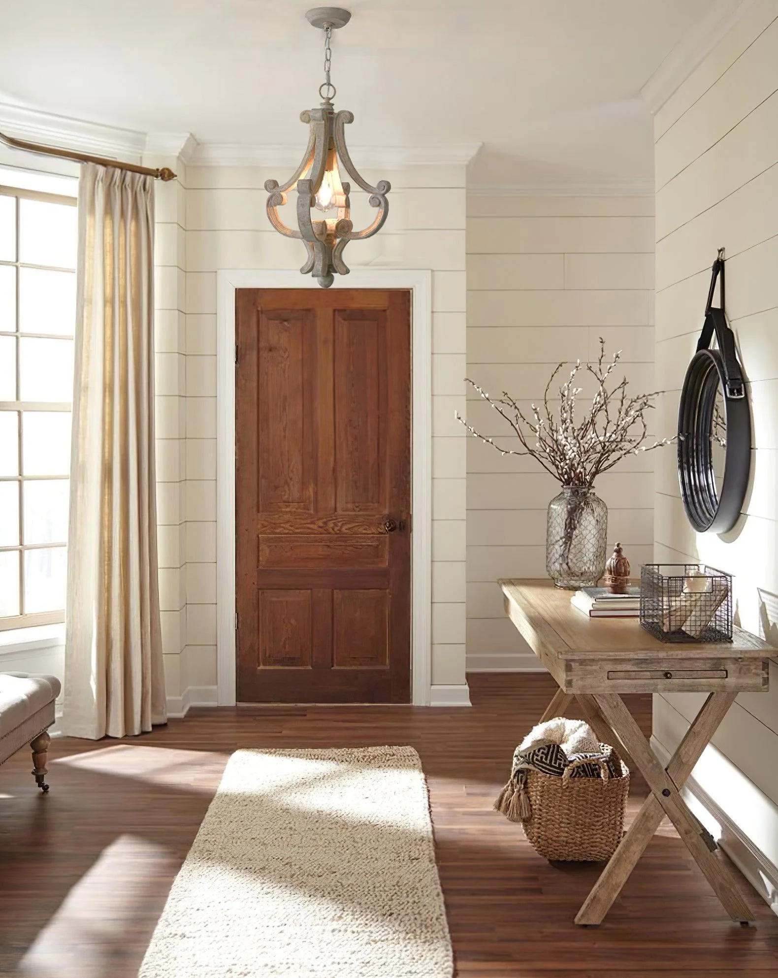 Thalien Wooden Glam Pendant Light - Image 5