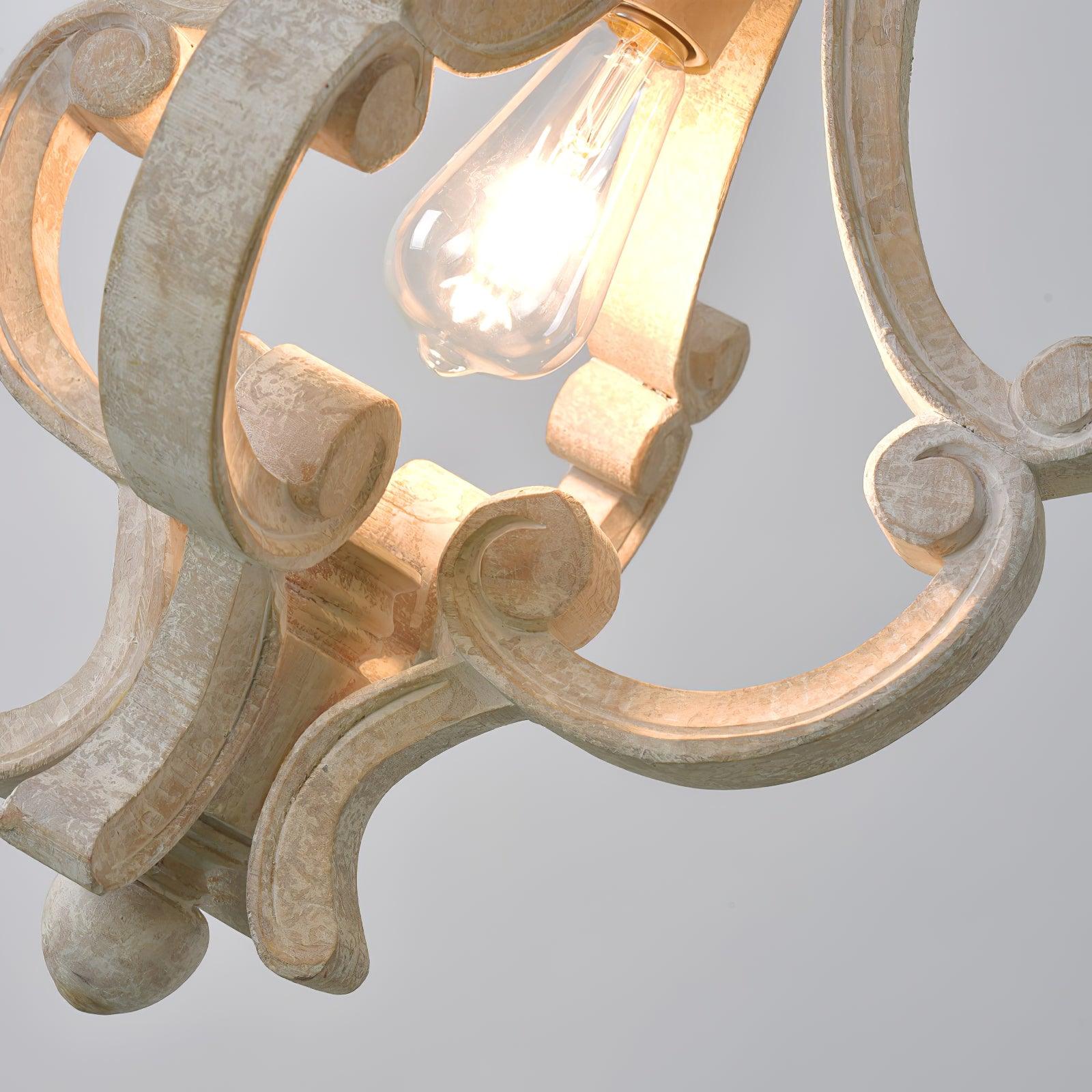 Thalien Wooden Glam Pendant Light - Image 9
