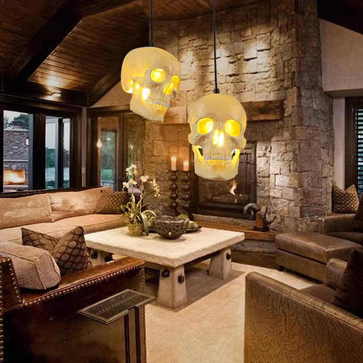 Thalire Resin Artistic Pendant Light - Image 14