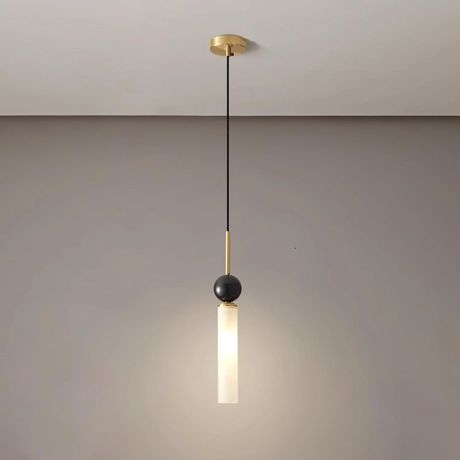 Thea Minimalist Marble Pendant Light - Image 19