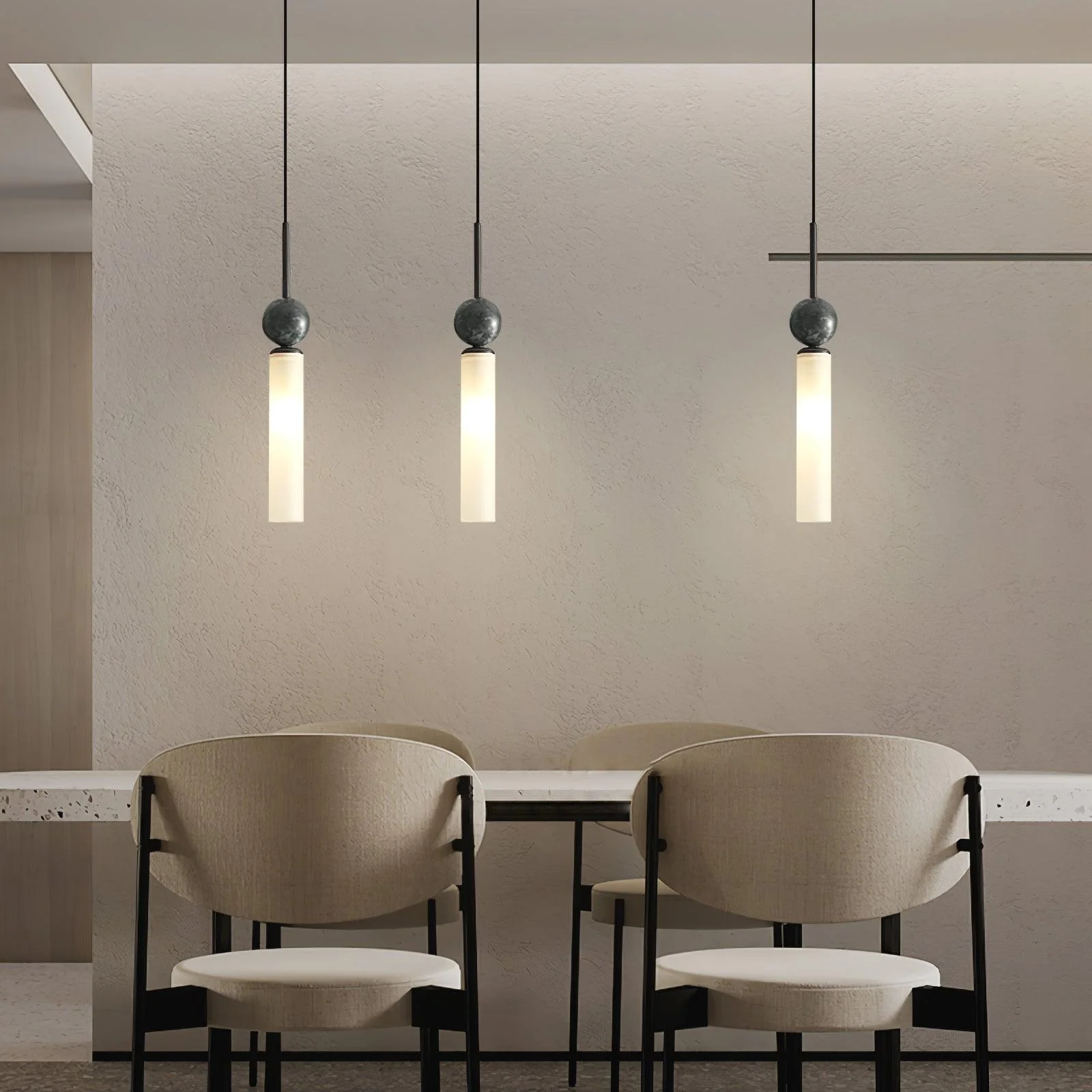 Thea Minimalist Marble Pendant Light - Image 24