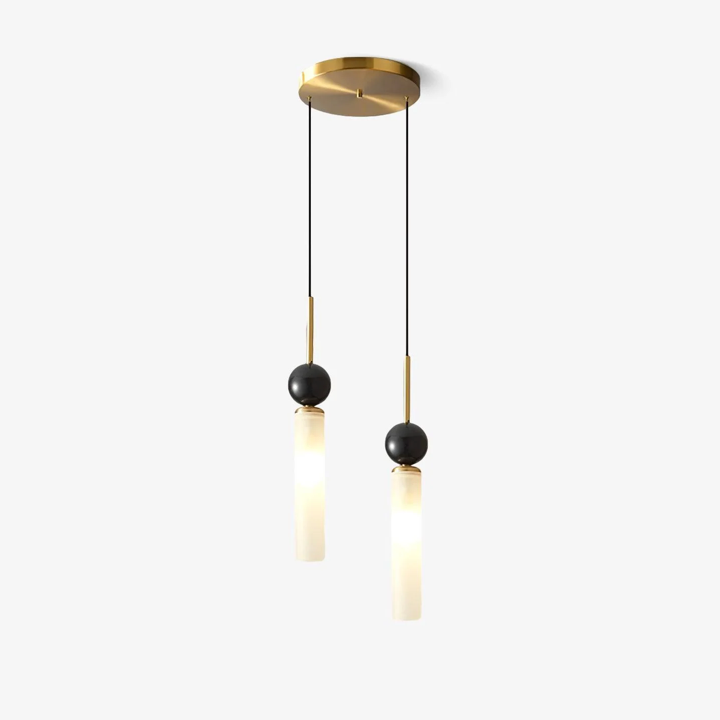 Thea Minimalist Marble Pendant Light - Image 8
