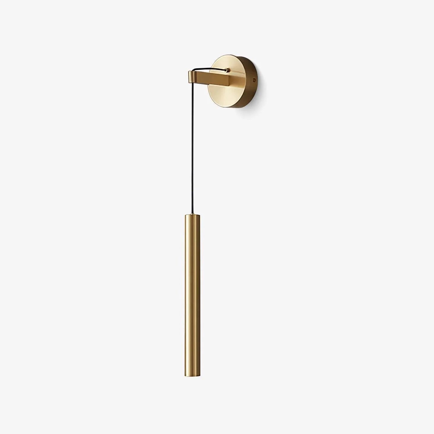 Thomasina Modern Minimalist Line Brass Wall Light