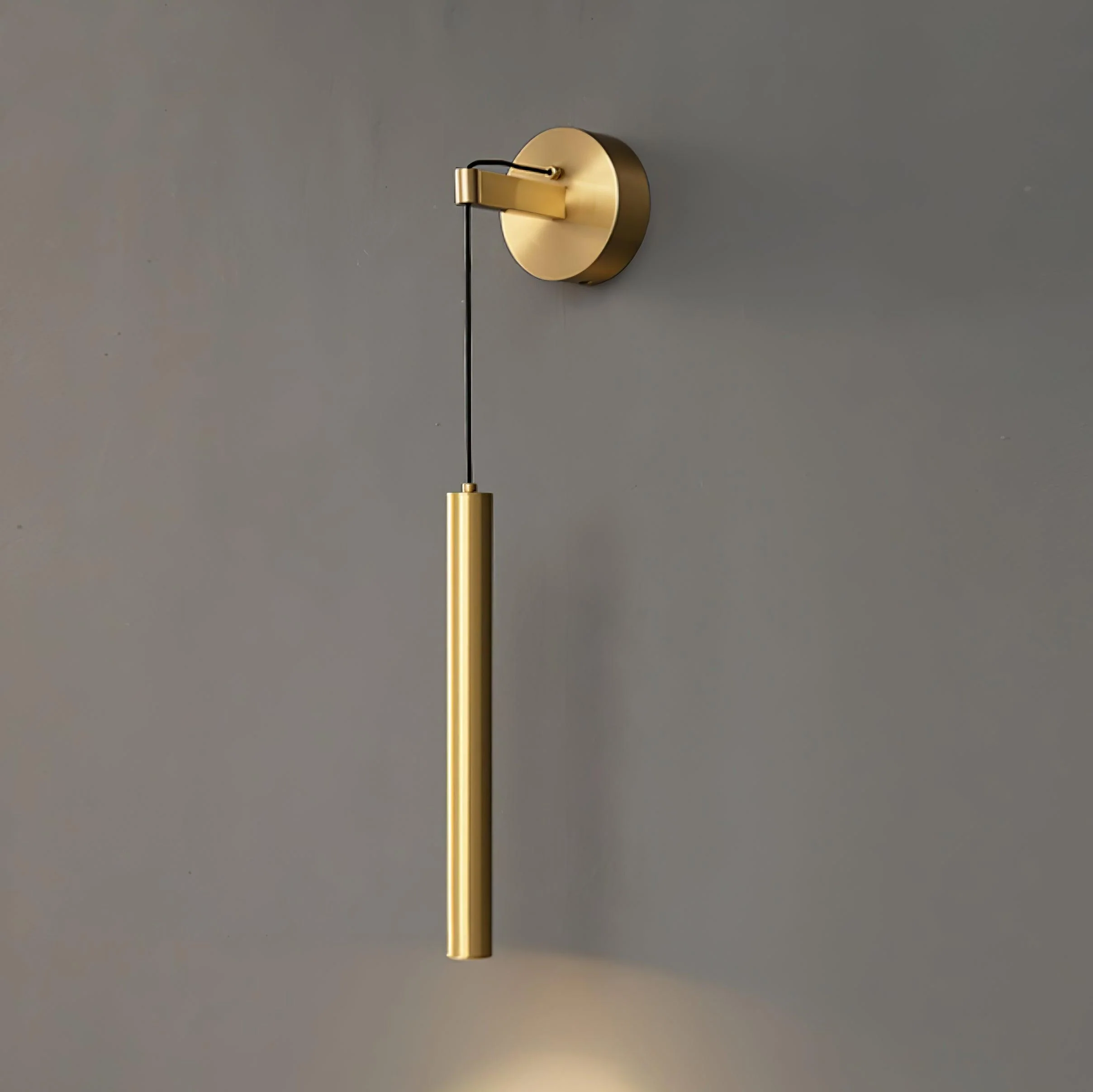 Thomasina Modern Minimalist Line Brass Wall Light - Image 14