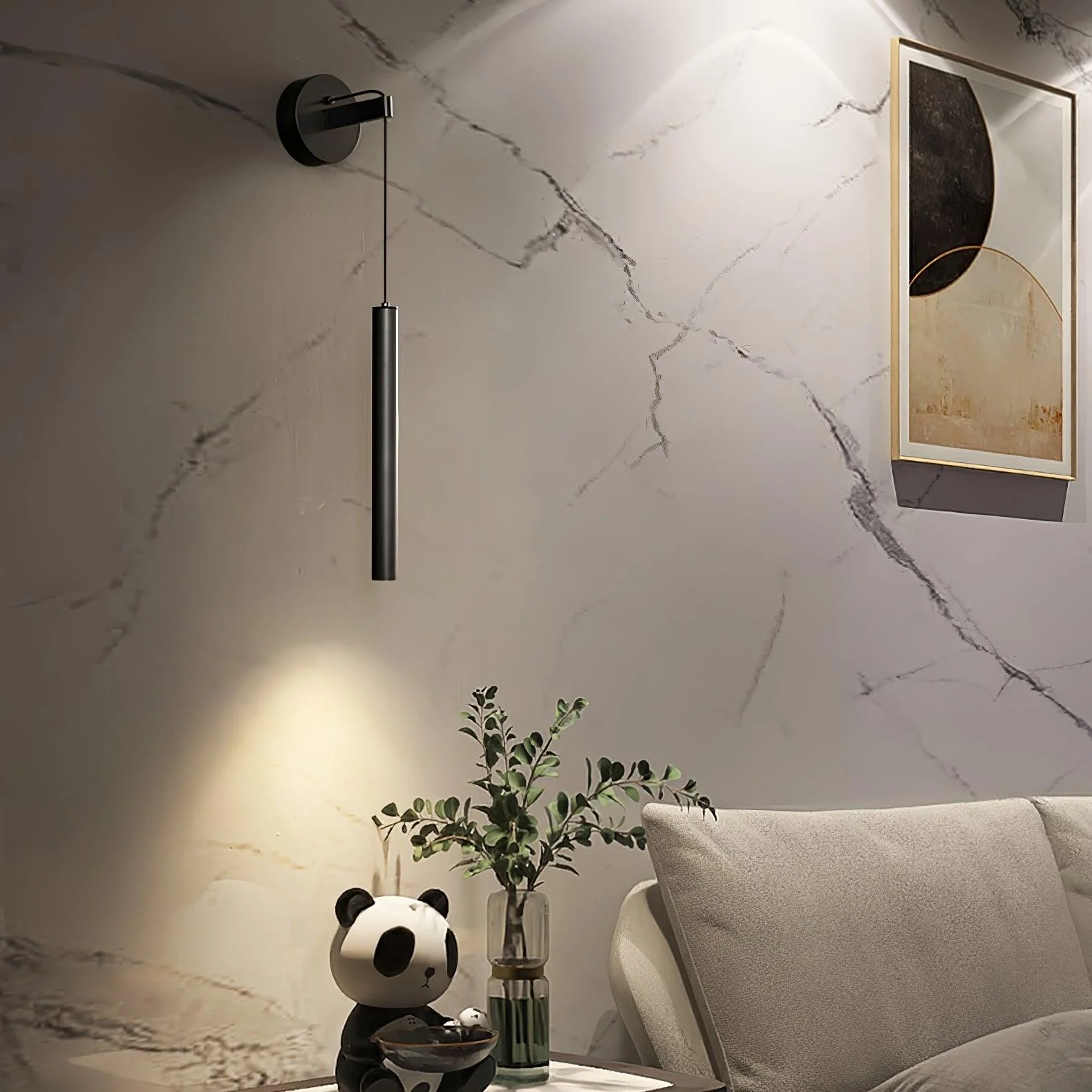Thomasina Modern Minimalist Line Brass Wall Light - Image 19