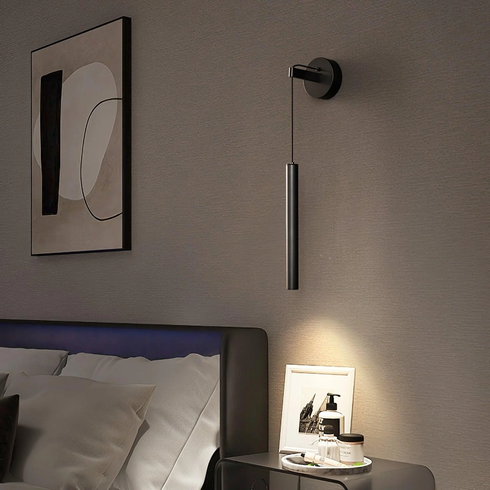 Thomasina Modern Minimalist Line Brass Wall Light - Image 20