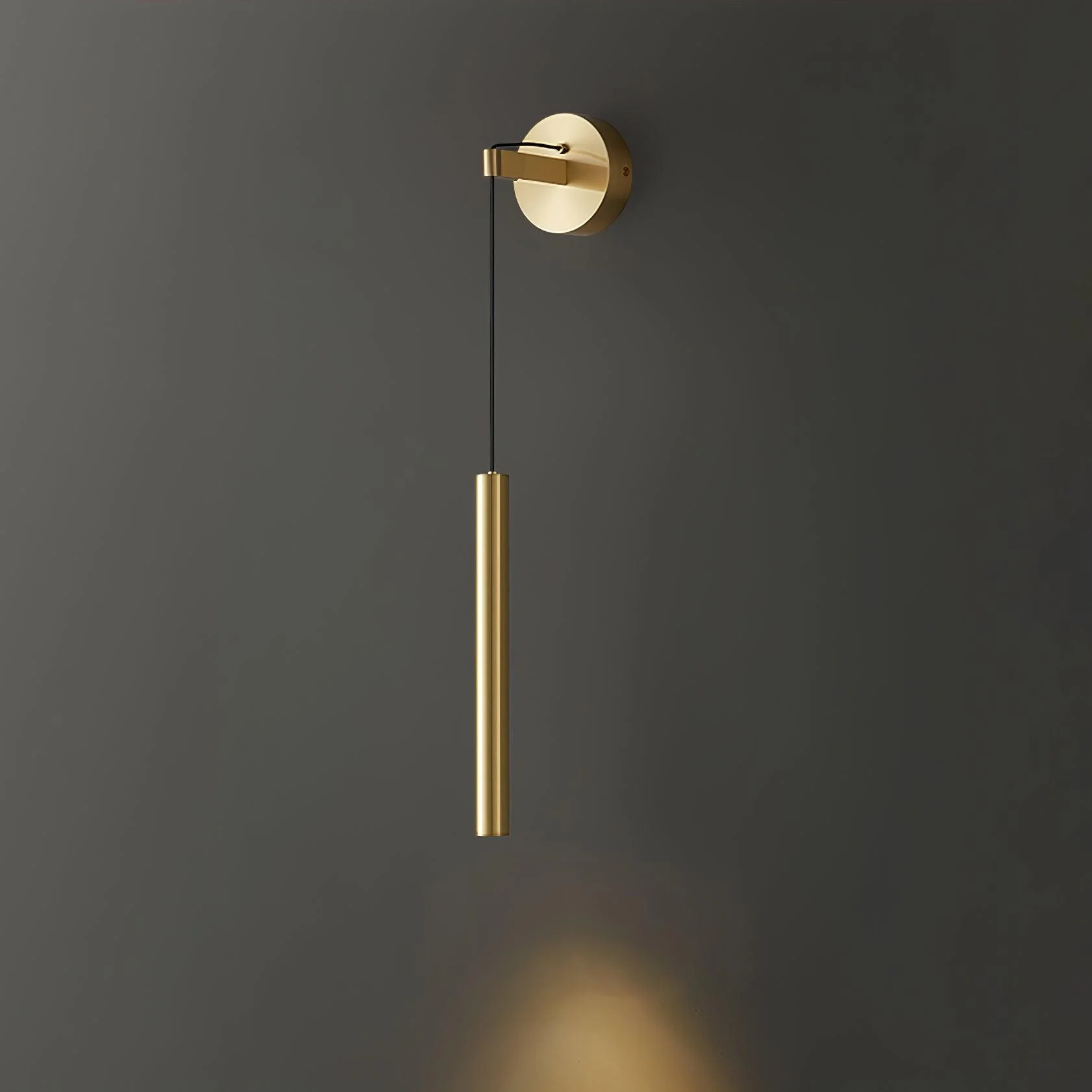 Thomasina Modern Minimalist Line Brass Wall Light - Image 24