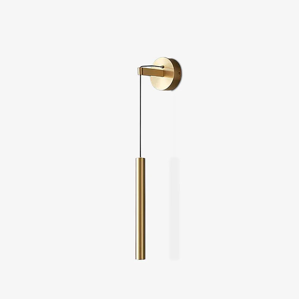 Thomasina Modern Minimalist Line Brass Wall Light - Image 9
