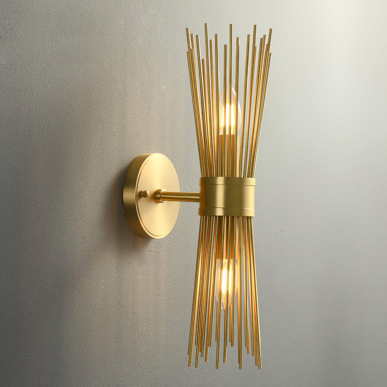 Thresher Postmodern Luxury Candle Brass Wall Light - Image 20
