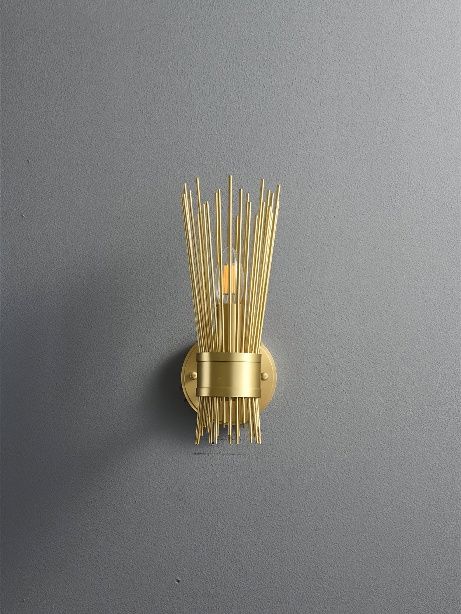 Thresher Postmodern Luxury Candle Brass Wall Light - Image 23