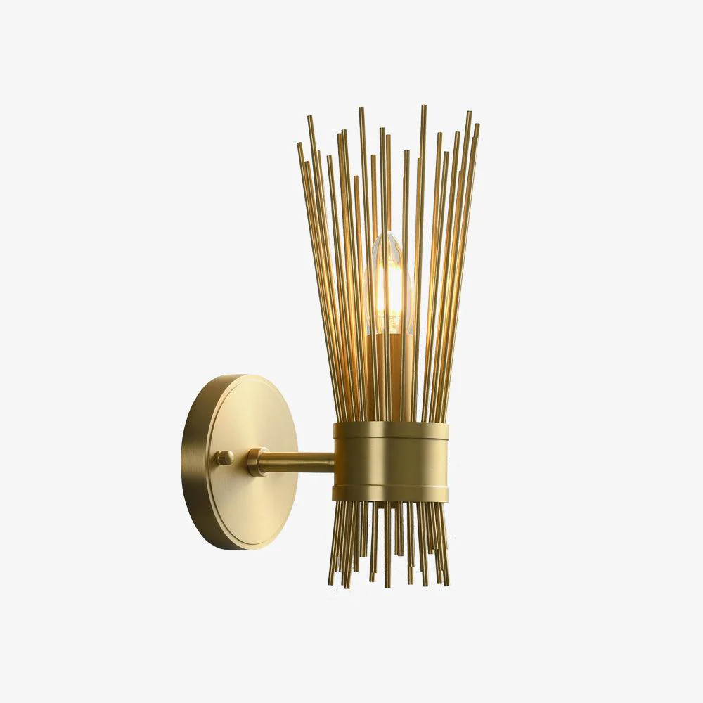 Thresher Postmodern Luxury Candle Brass Wall Light - Image 24