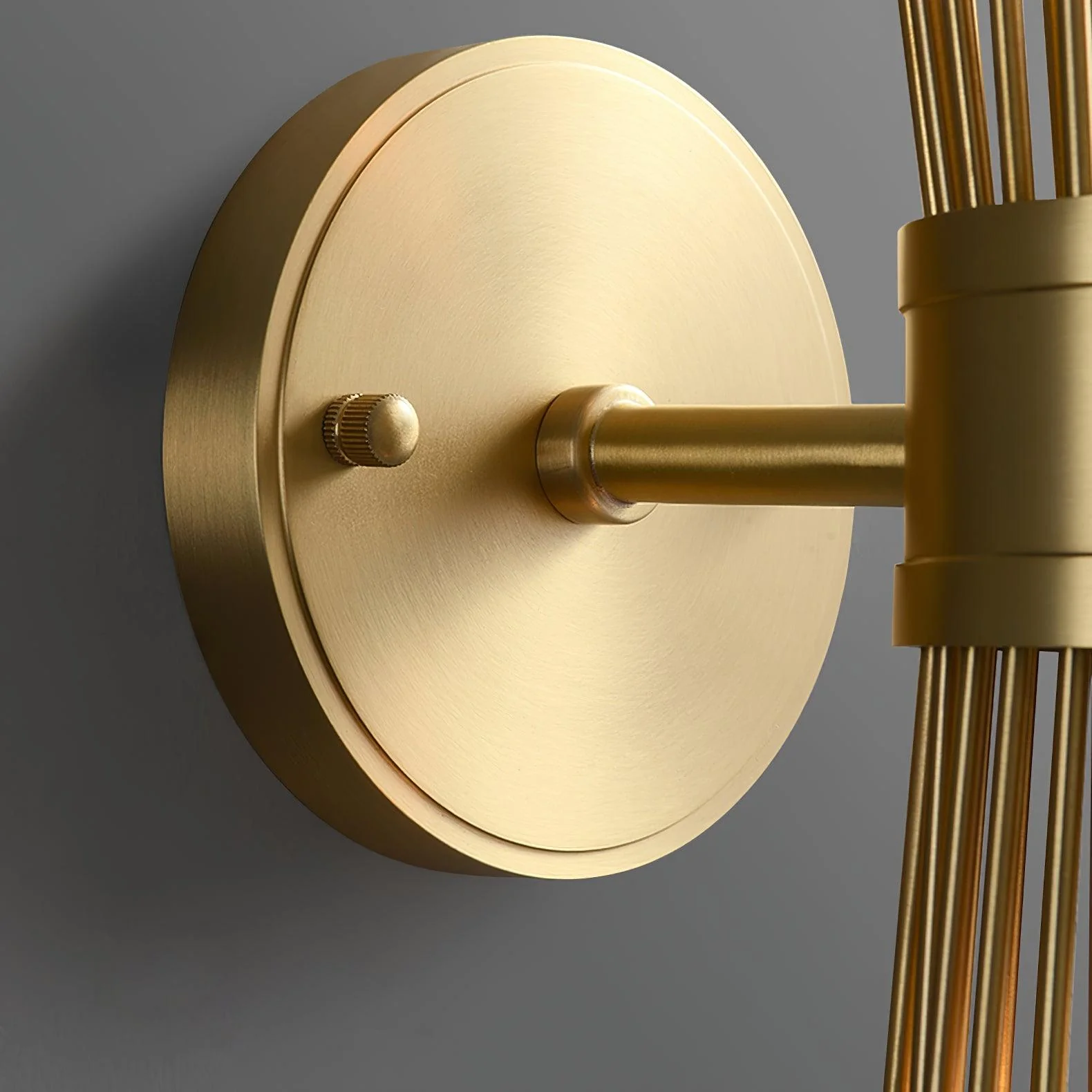 Thresher Postmodern Luxury Candle Brass Wall Light - Image 28