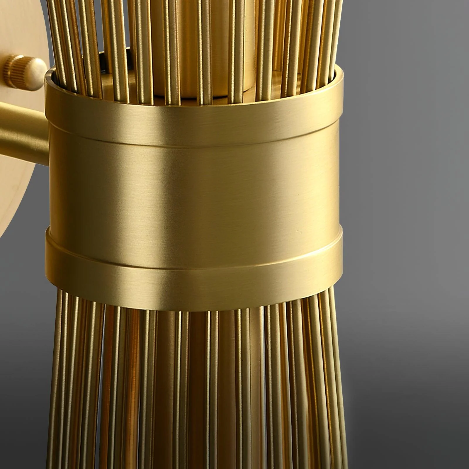 Thresher Postmodern Luxury Candle Brass Wall Light - Image 29