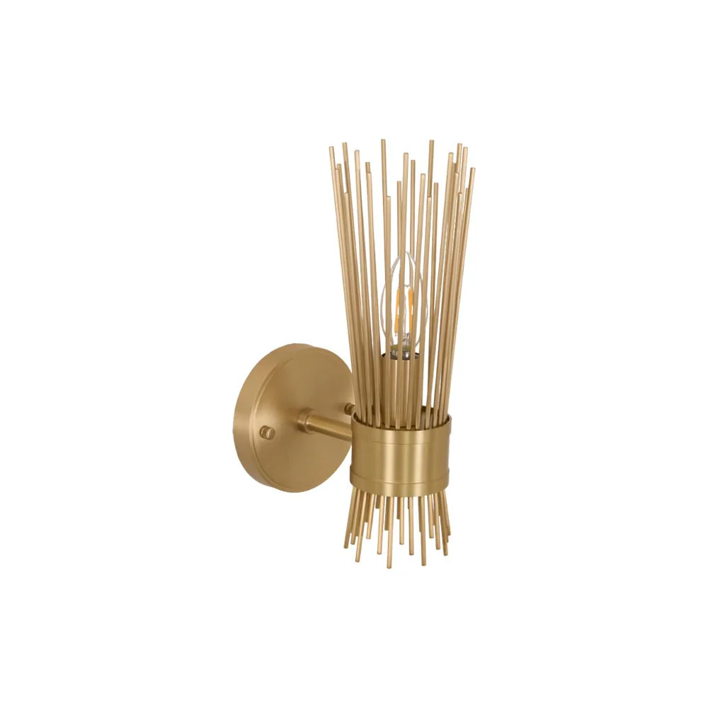Thresher Postmodern Luxury Candle Brass Wall Light - Image 7
