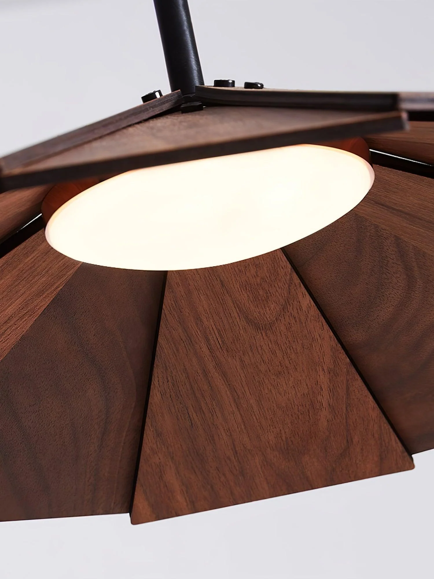 Woodura Umbrella Wooden Pendant Light - Image 11
