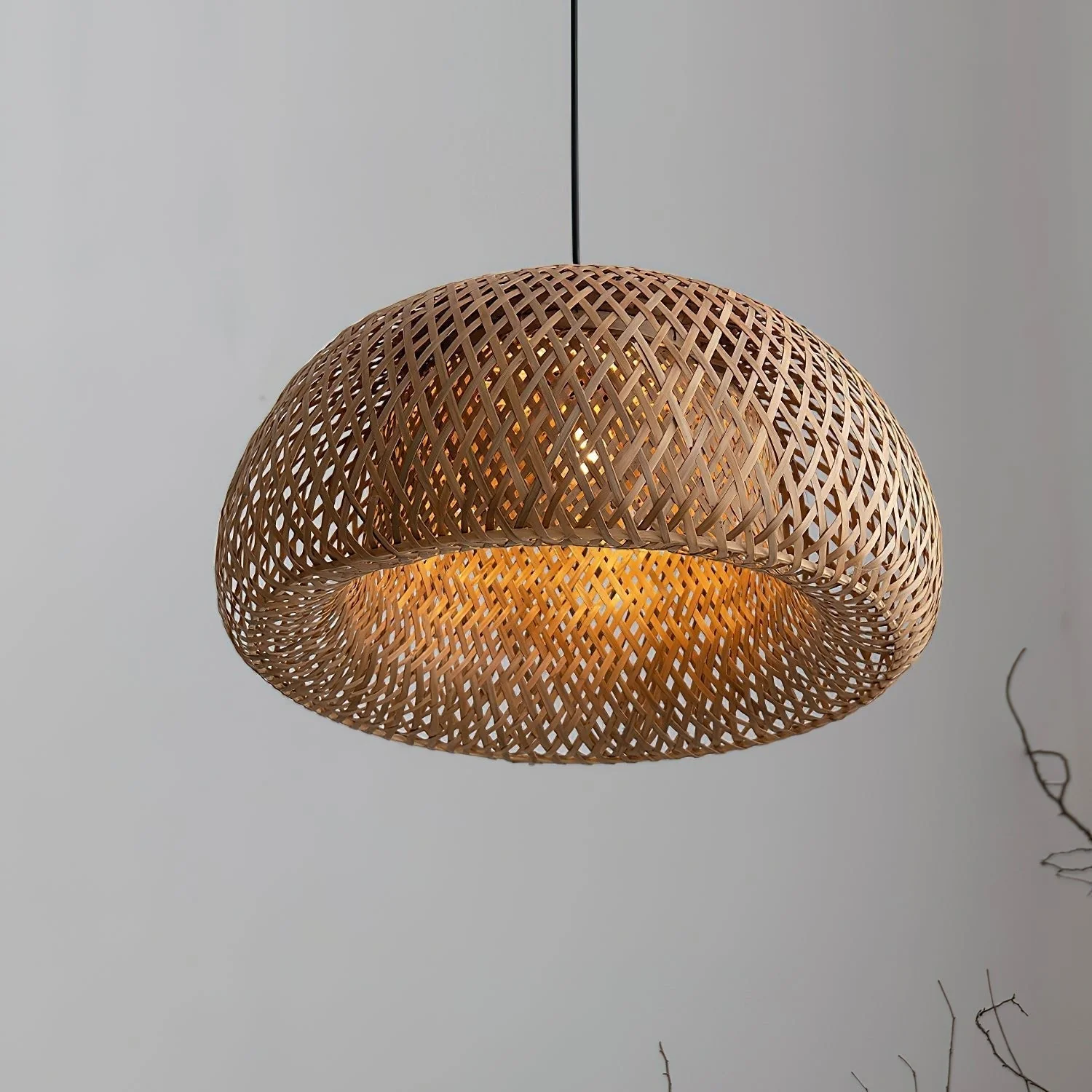 Torinor Bamboo Retro Vintage Pendant Lamp - Image 6