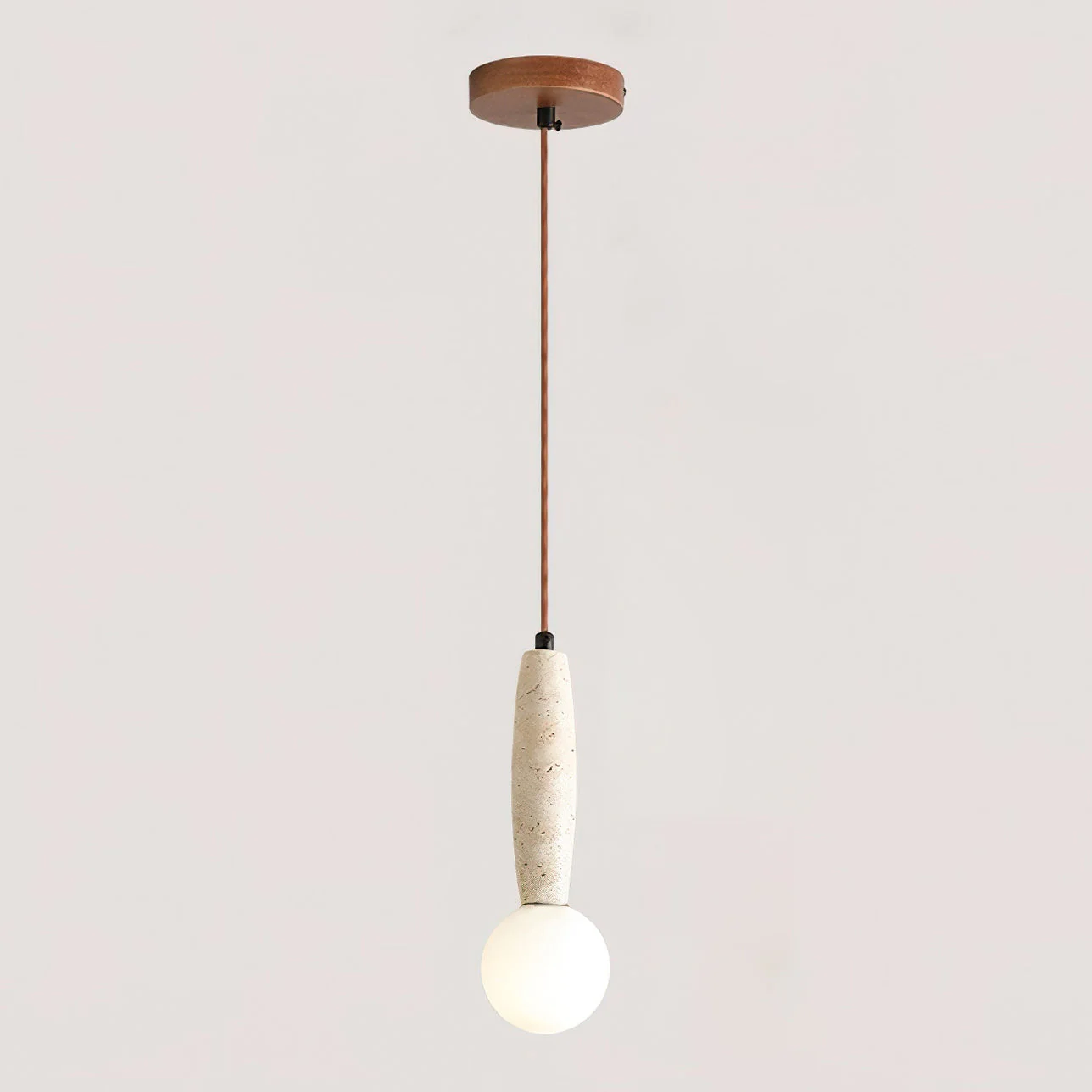 Torrano Wabi-Sabi Travertine Pendant Light - Image 10