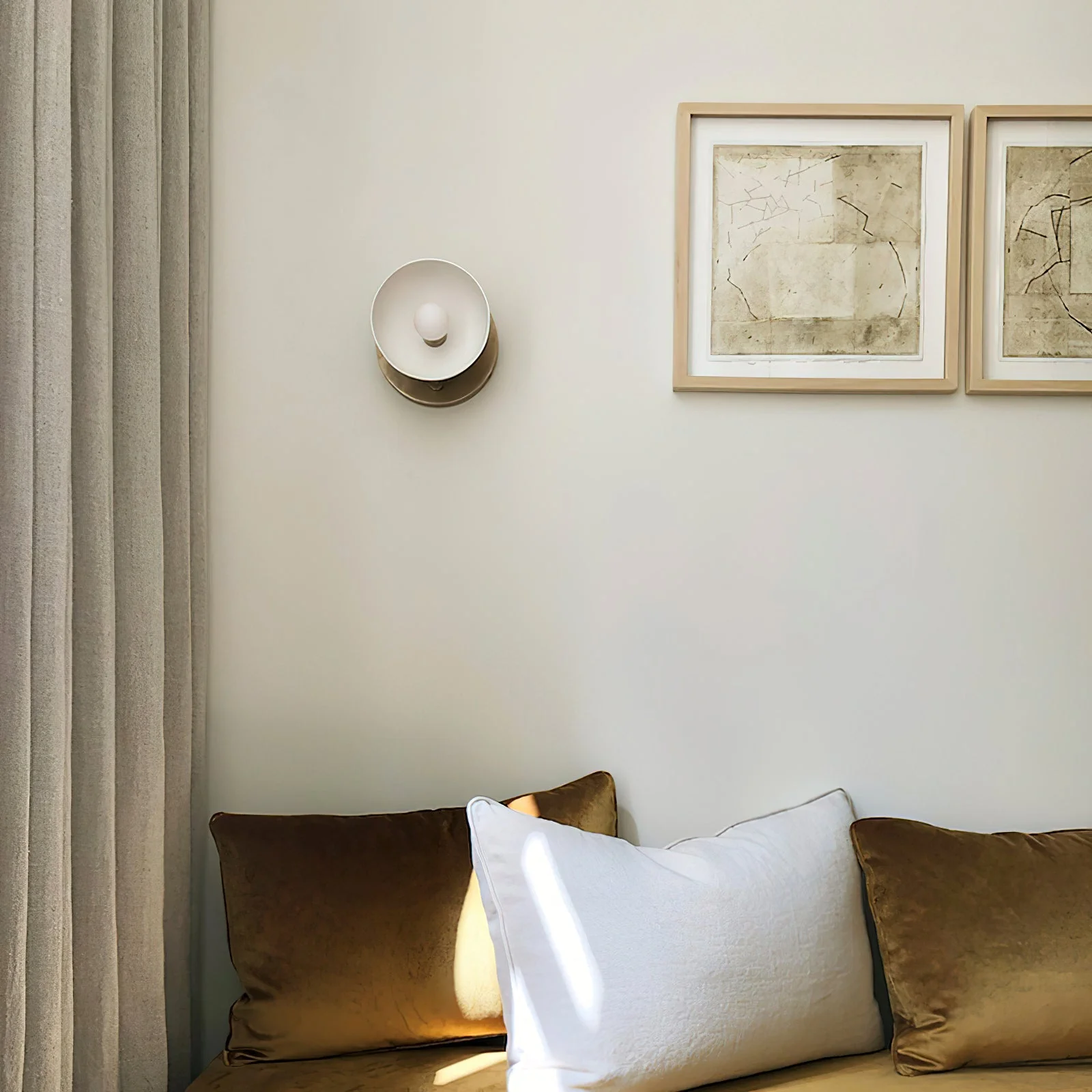 Trapeze Minimalist Porcelain Wall Light - Image 9