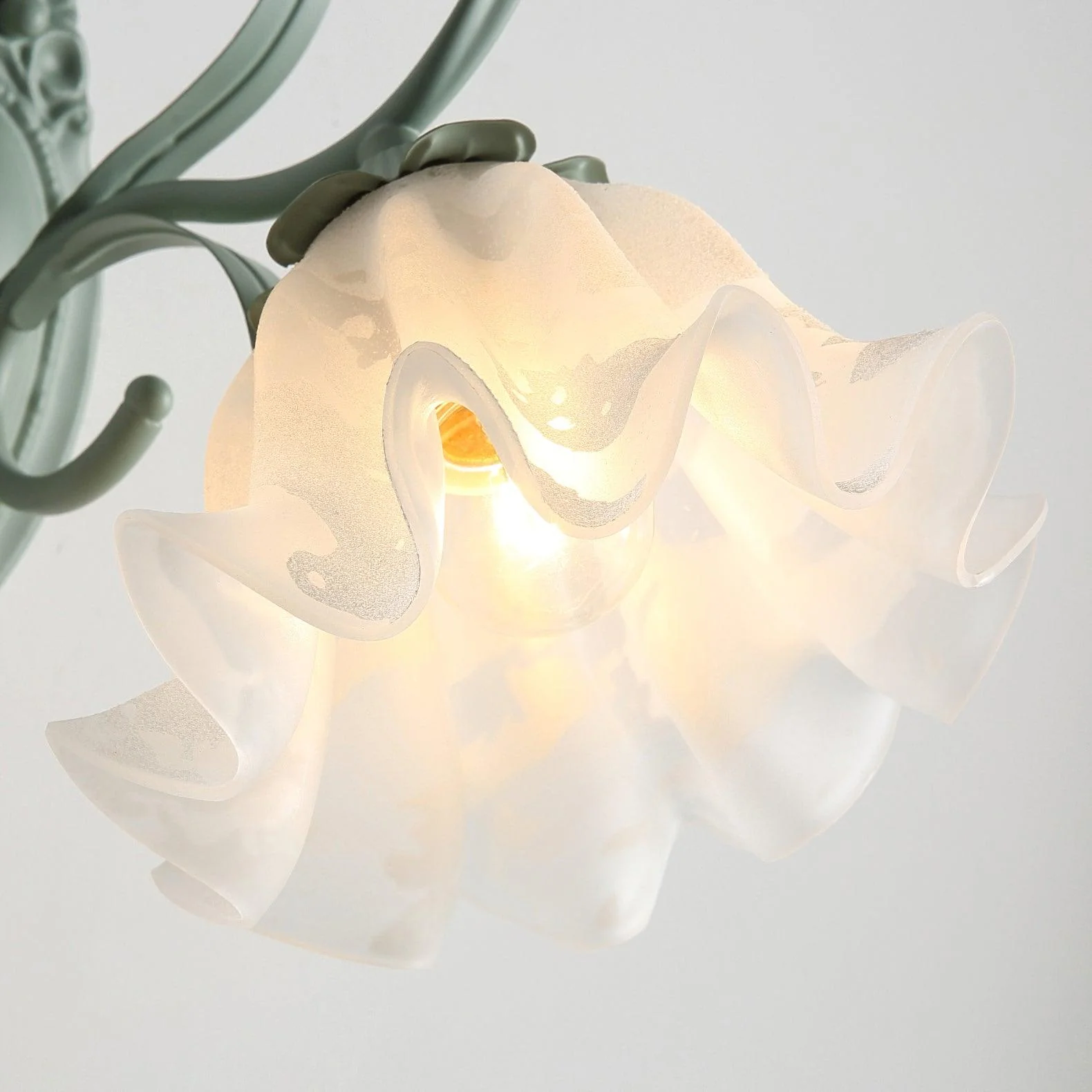Travis Premium Nordic Art Flared Glass Wall Light - Image 8