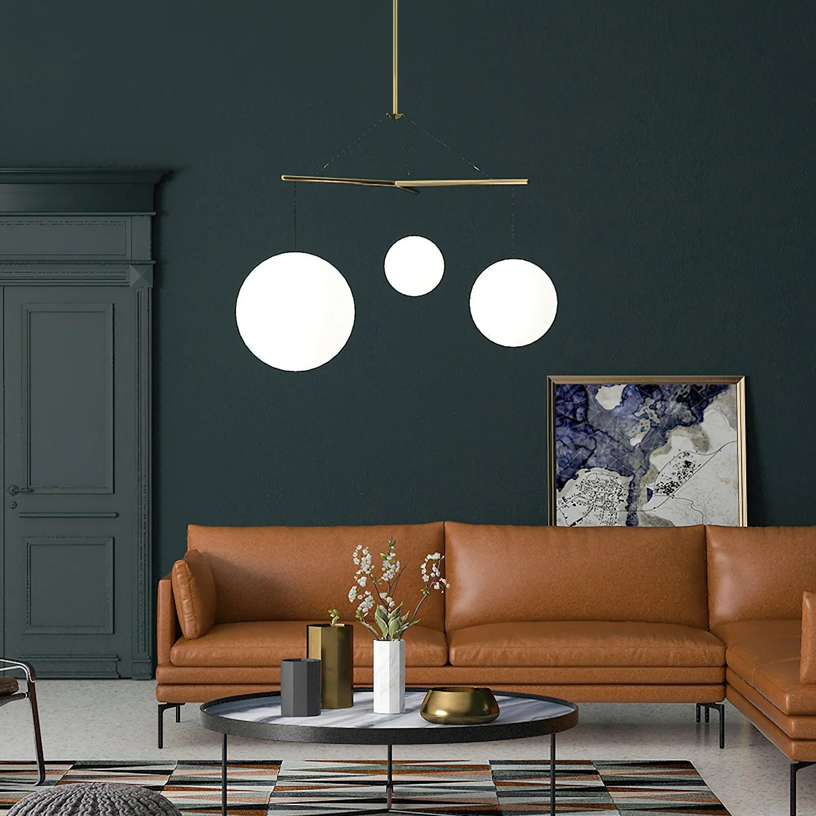 Triad Minimalist Glass Pendant Lamp - Image 6