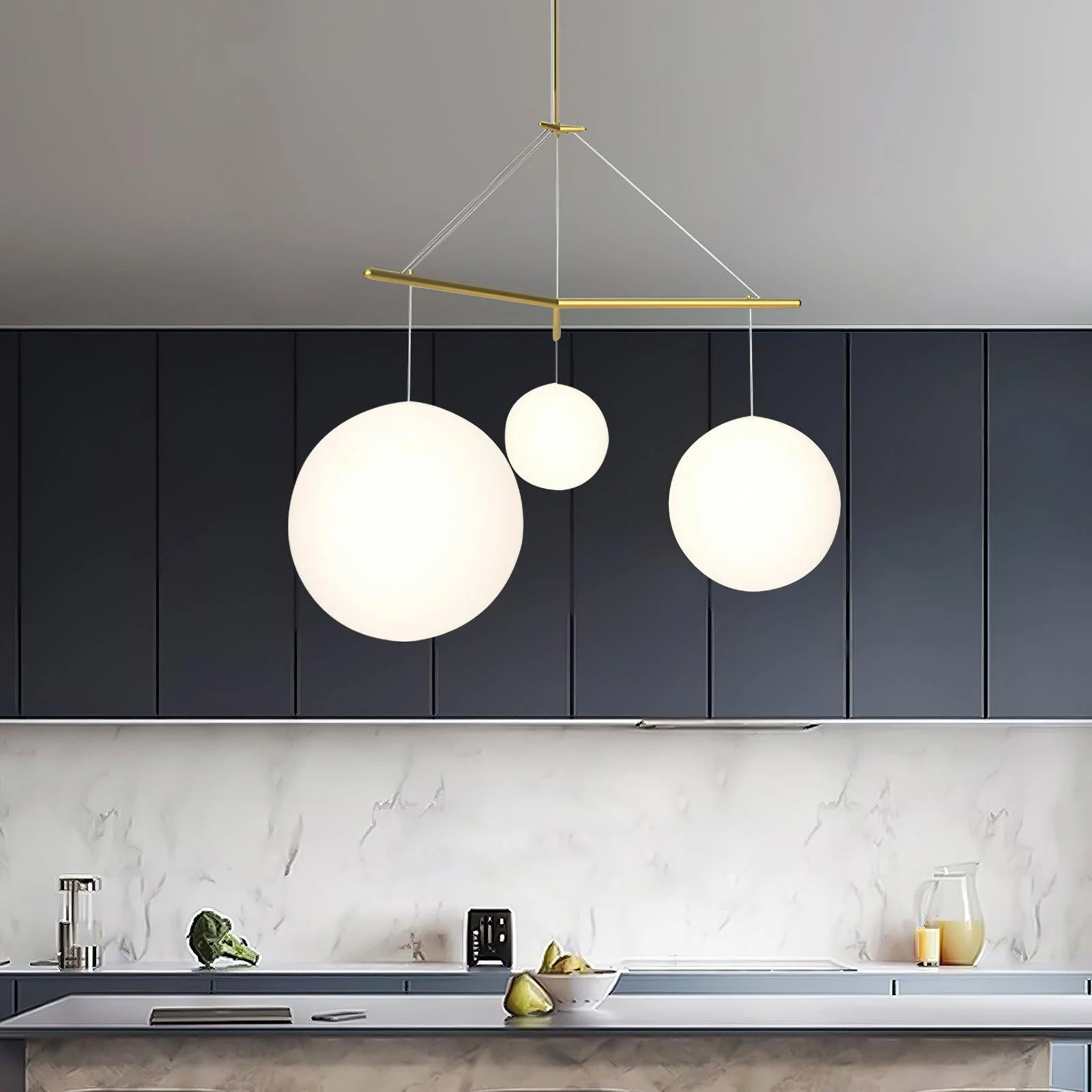 Triad Minimalist Glass Pendant Lamp - Image 7