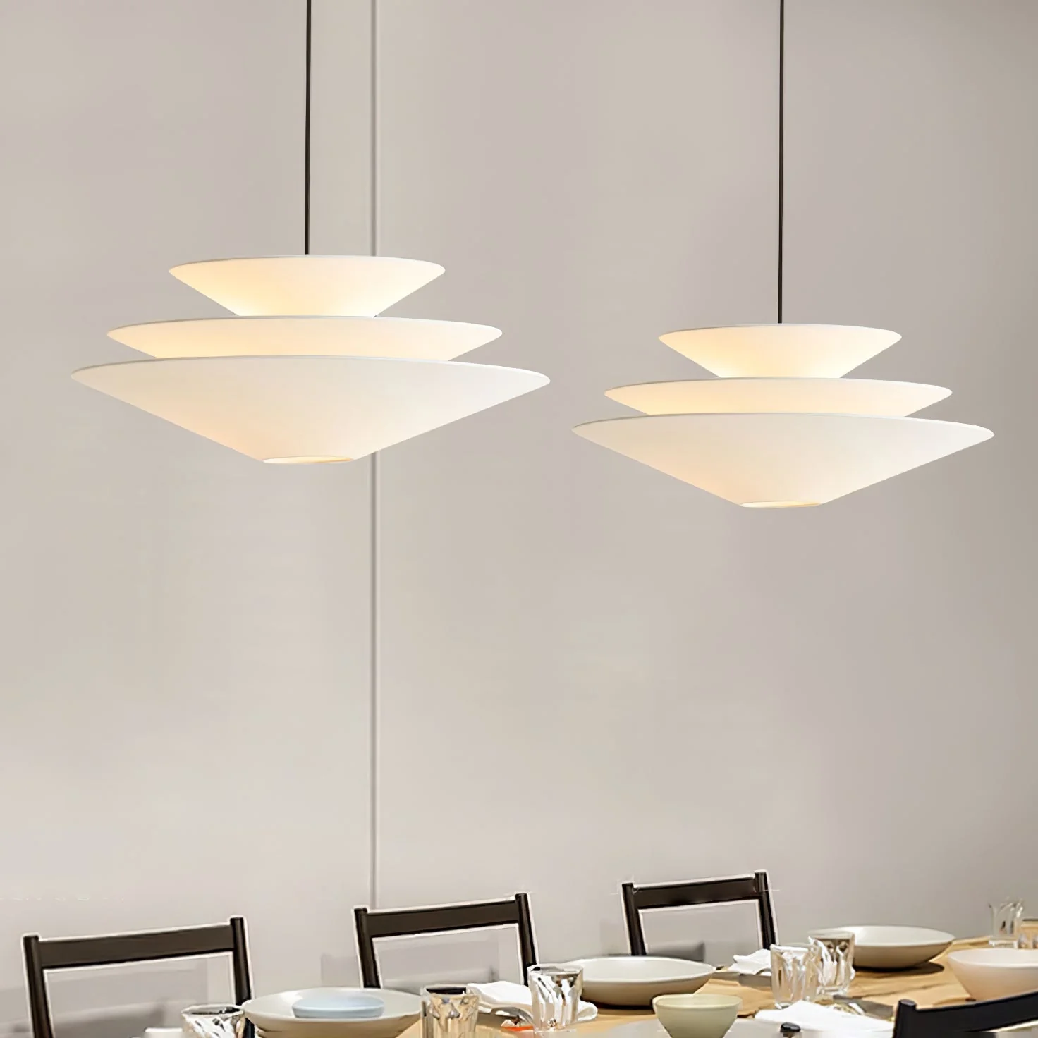Triara Minimalist Layered Pendant Light - Image 10