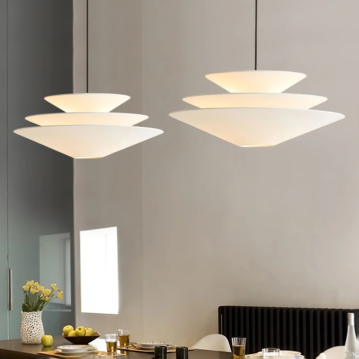 Triara Minimalist Layered Pendant Light - Image 11