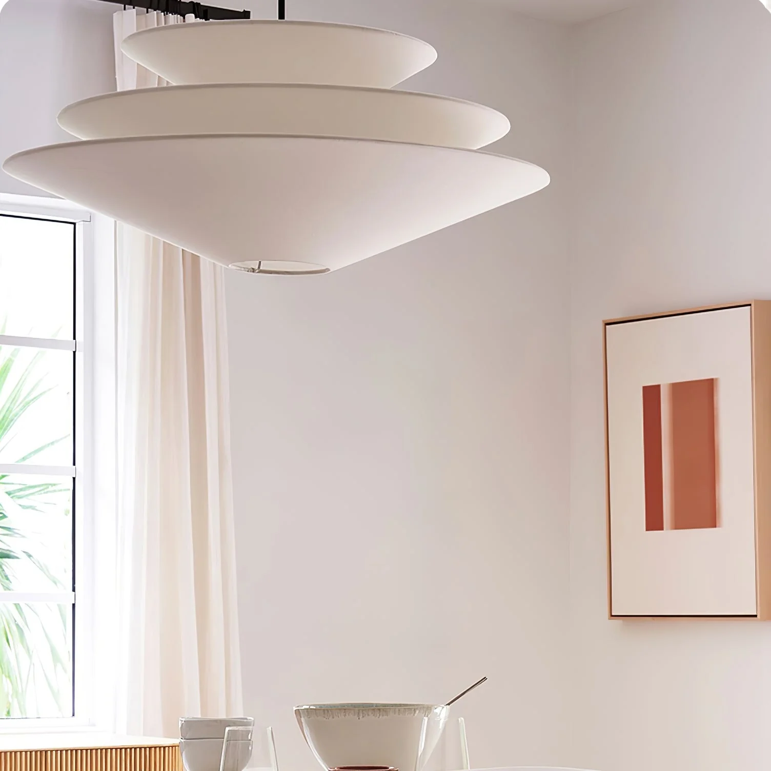 Triara Minimalist Layered Pendant Light - Image 12