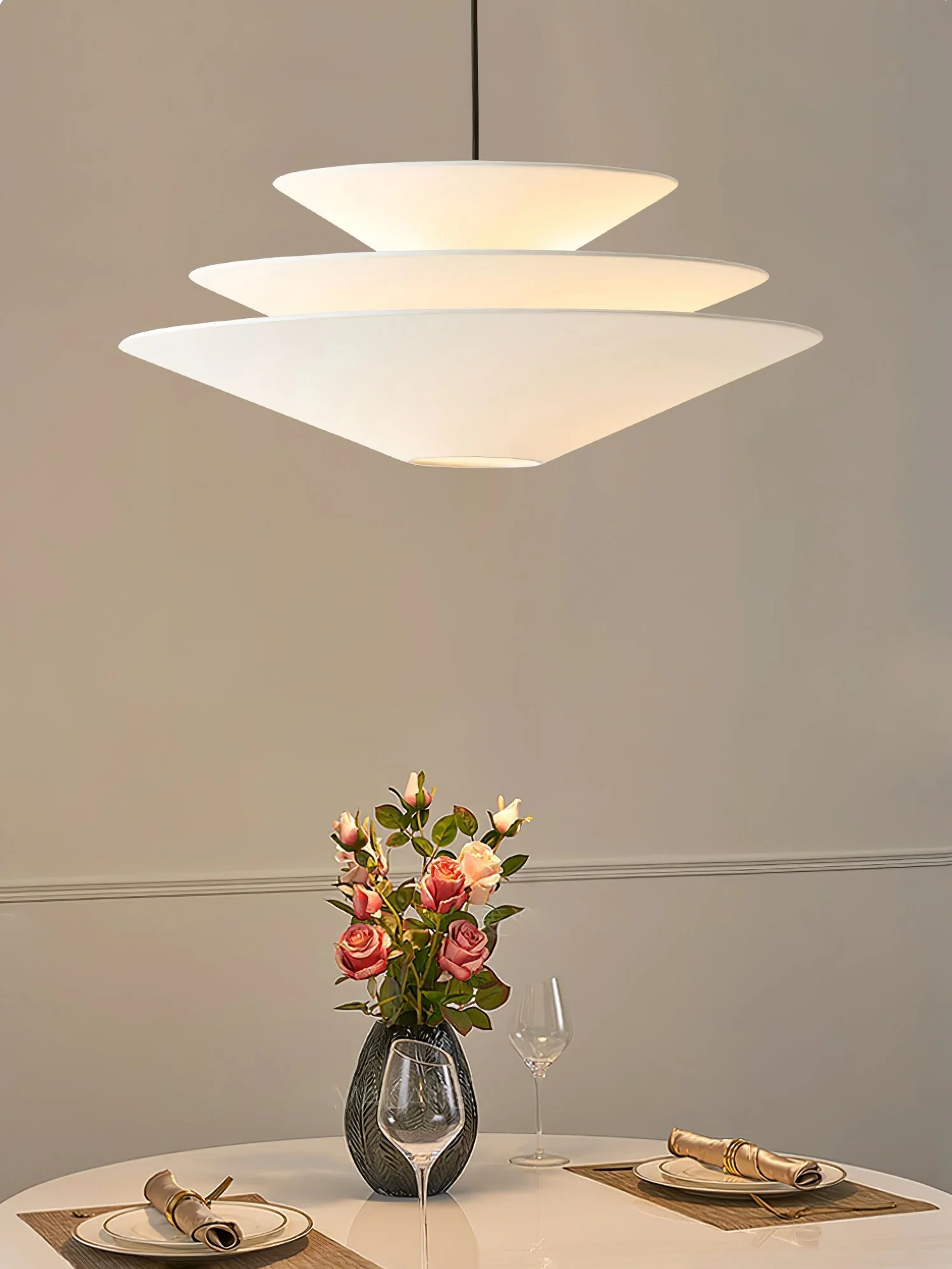 Triara Minimalist Layered Pendant Light - Image 13
