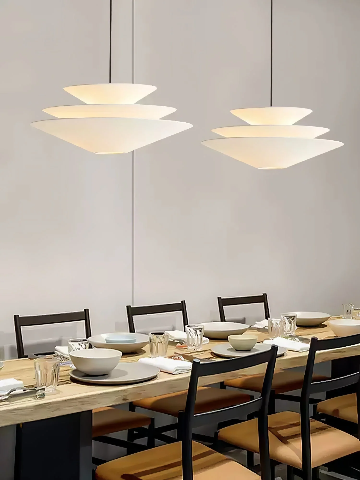 Triara Minimalist Layered Pendant Light - Image 2