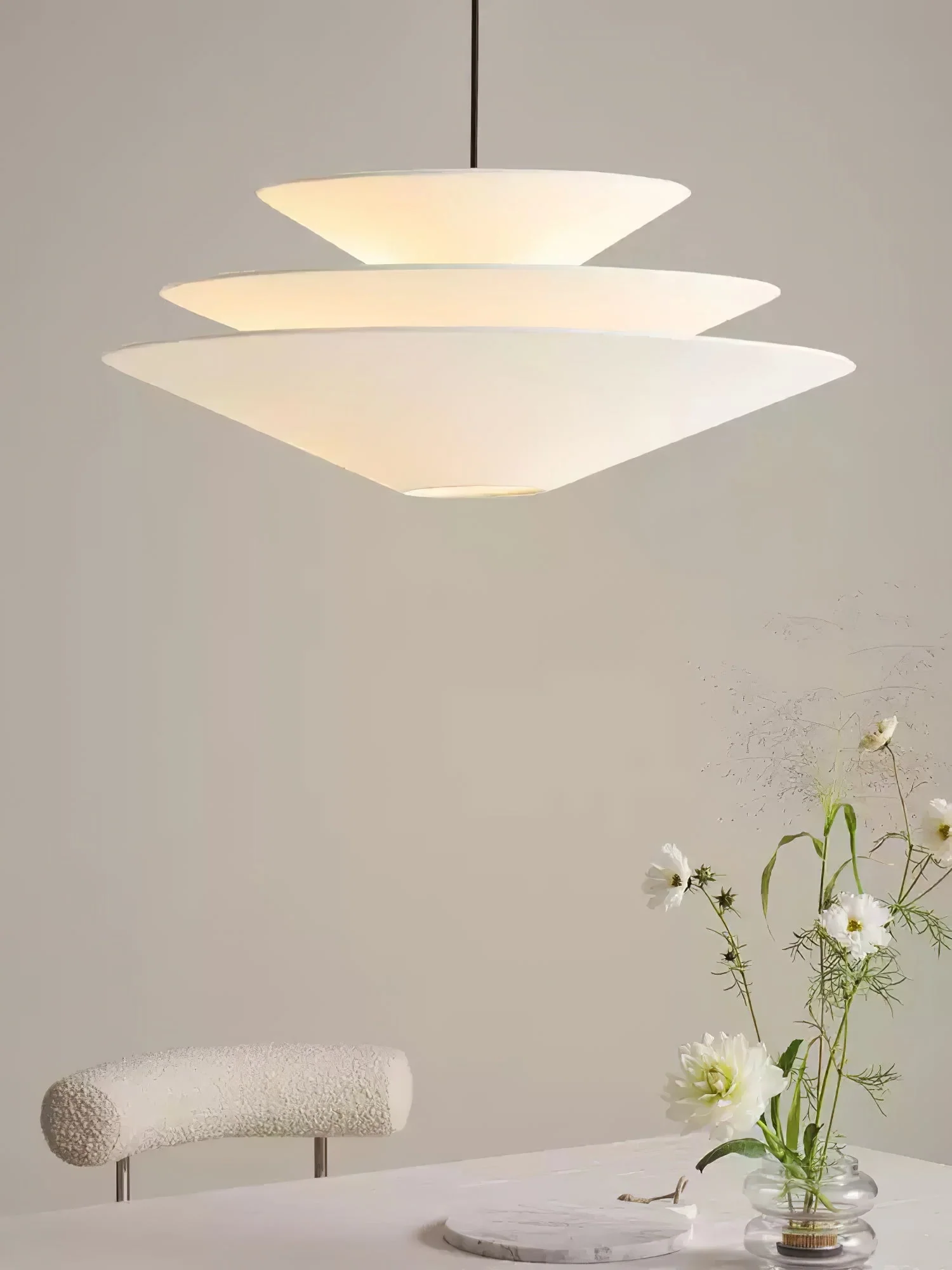Triara Minimalist Layered Pendant Light - Image 3