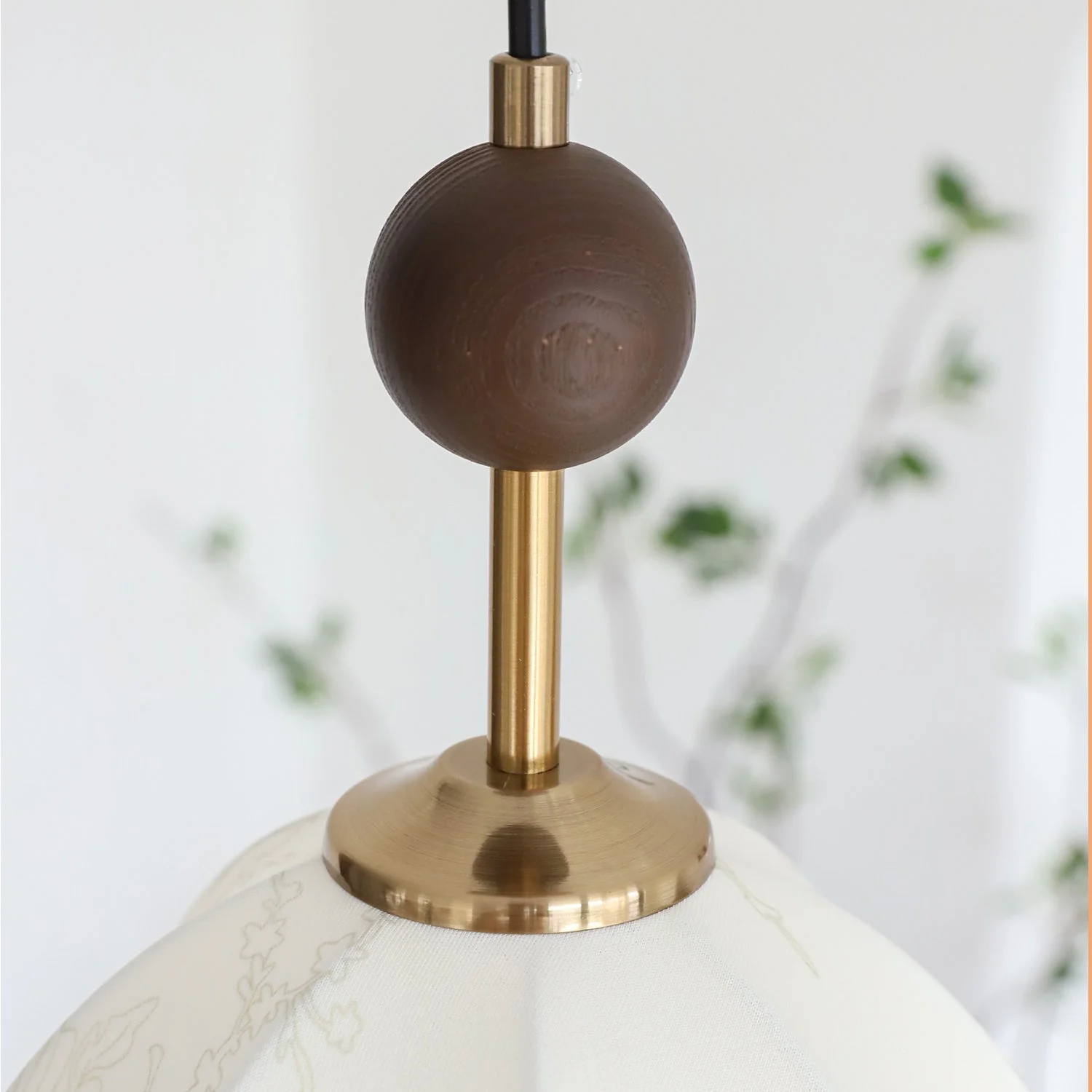 Trigg Farmhouse Fabric Pendant Light - Image 13