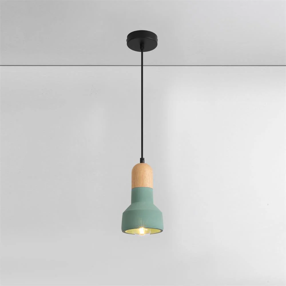 Trio Rustic Wood Pendant Light - Image 11