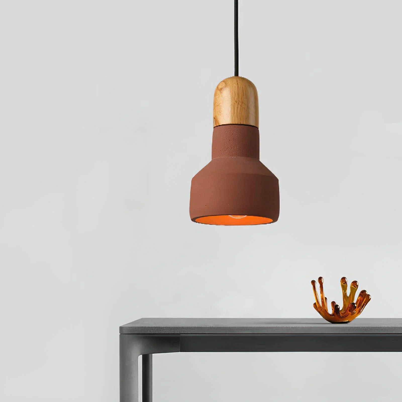 Trio Rustic Wood Pendant Light - Image 24