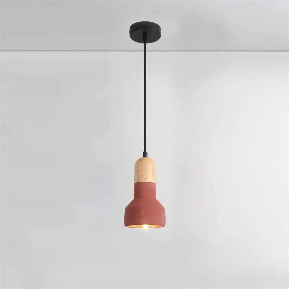 Trio Rustic Wood Pendant Light - Image 3