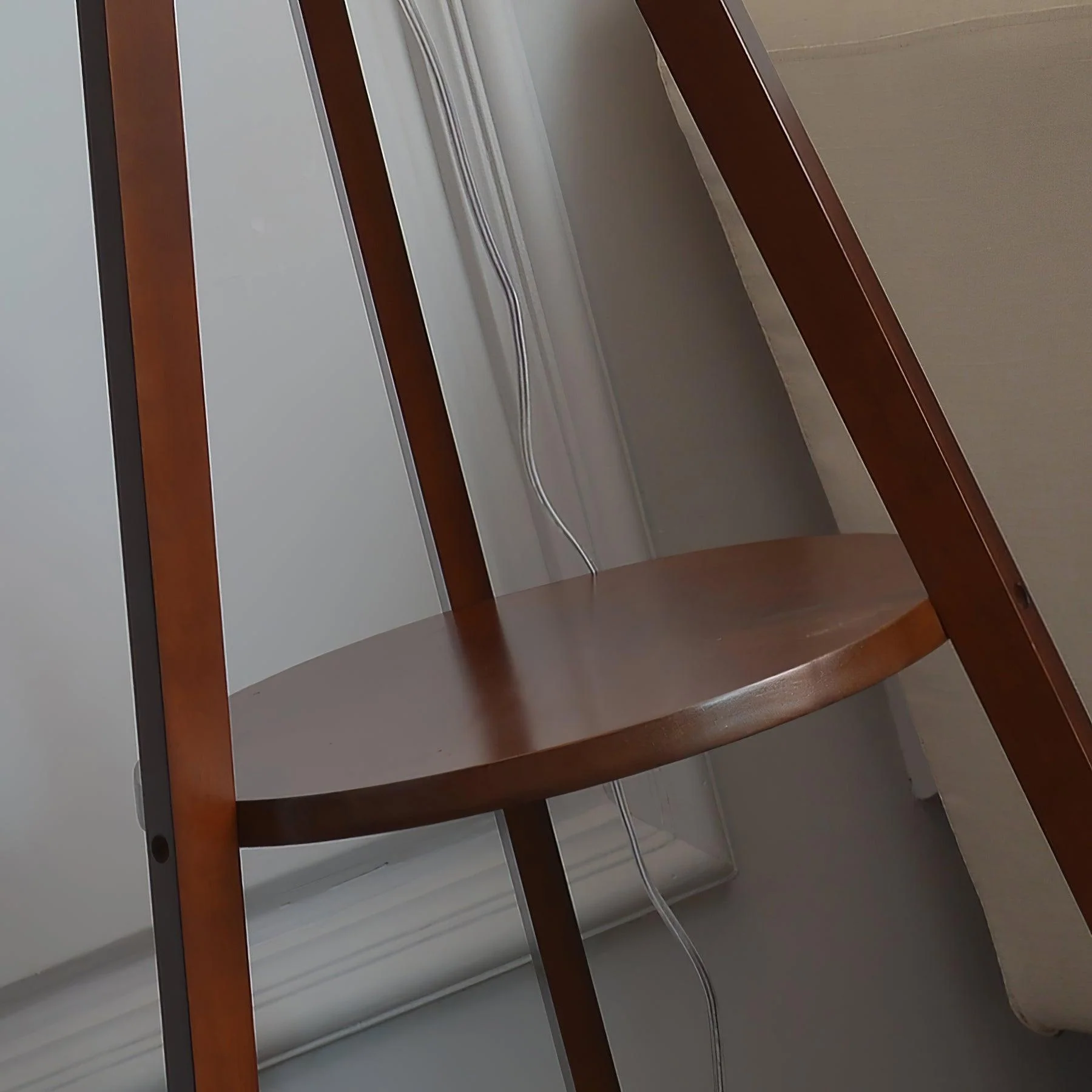 Tripod Farmhouse Wood Floor Lamp - Image 13