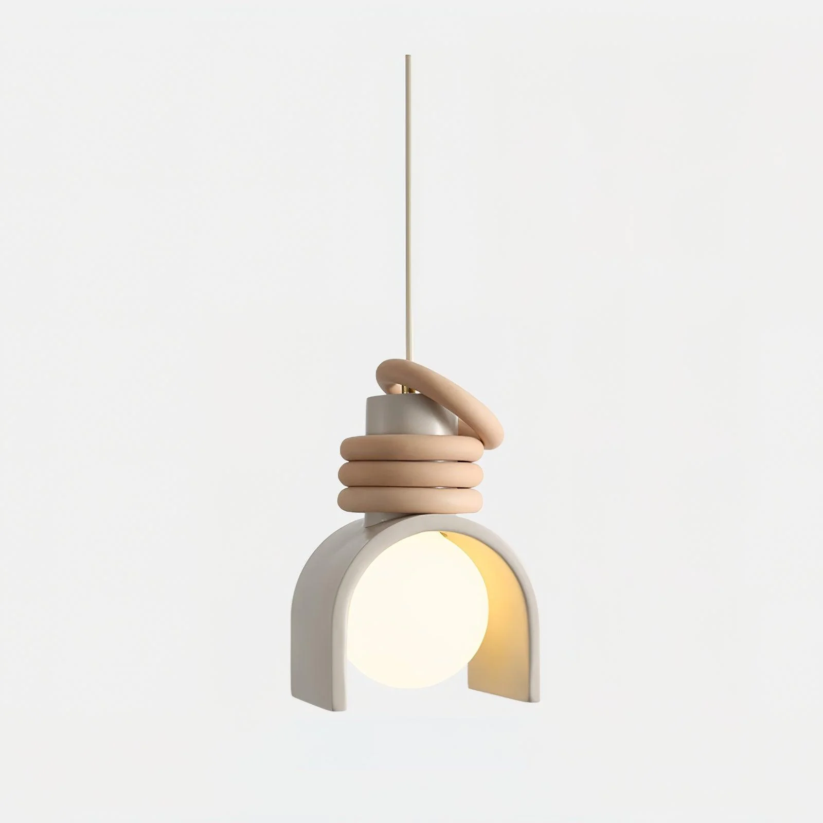 Twister Contemporary Glass Pendant Light - Image 21