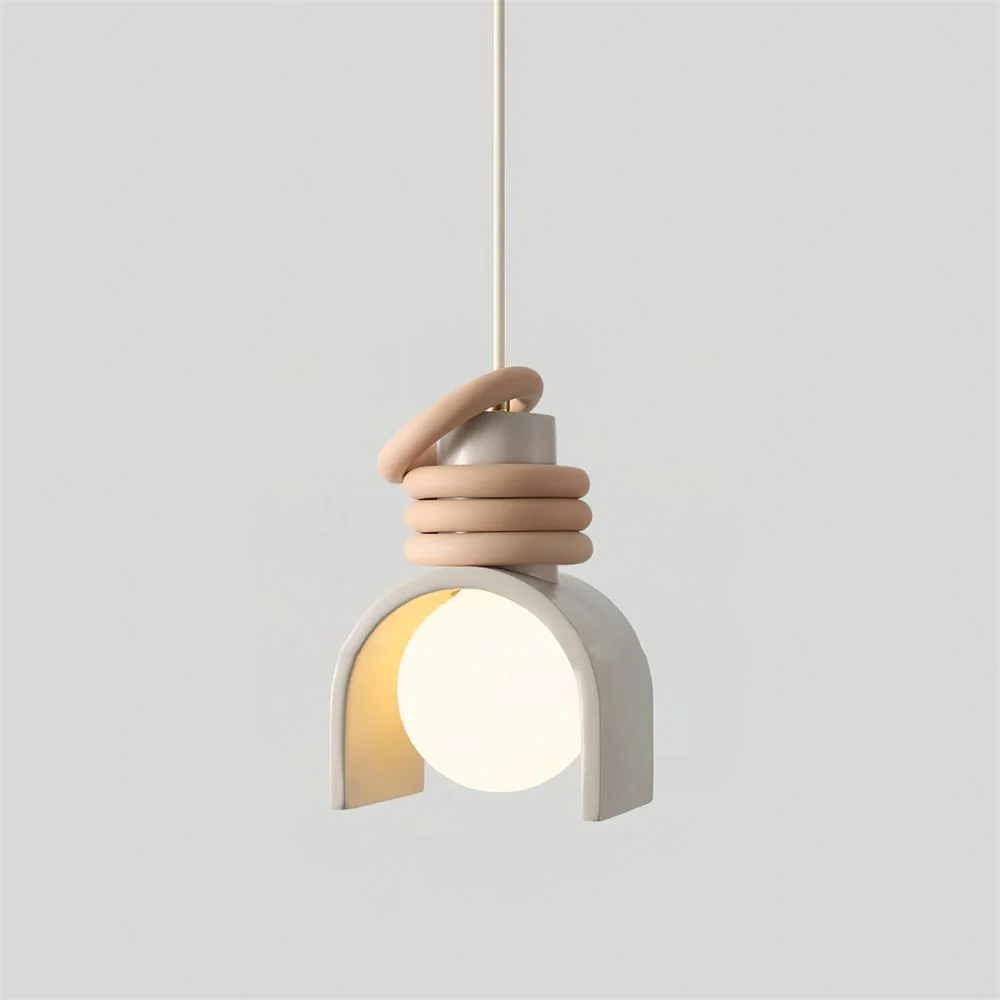 Twister Contemporary Glass Pendant Light - Image 8