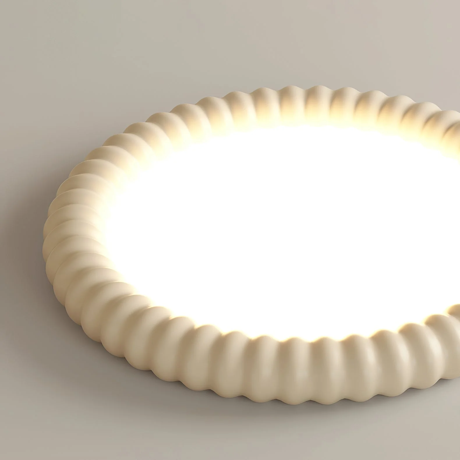 Ulire Nordic Art Ripple Resin Ceiling Light - Image 14
