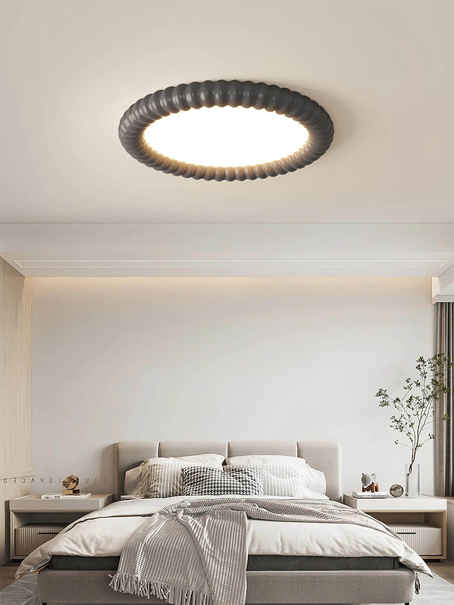 Ulire Nordic Art Ripple Resin Ceiling Light - Image 19