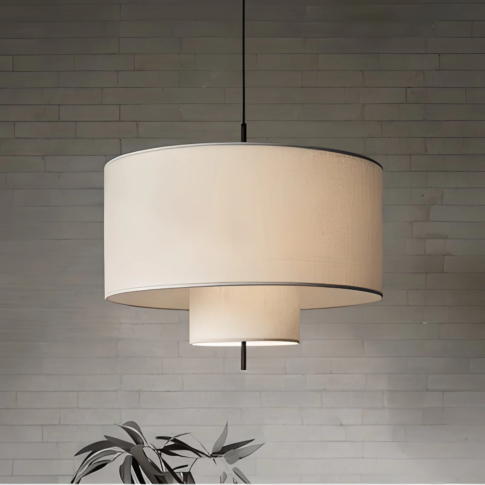 Ulphaa Modern Minimalist Fabric Pendant Lamp - Image 16